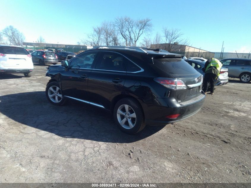 VIN 2T2BK1BA9EC239702 2014 LEXUS RX 350 no.3