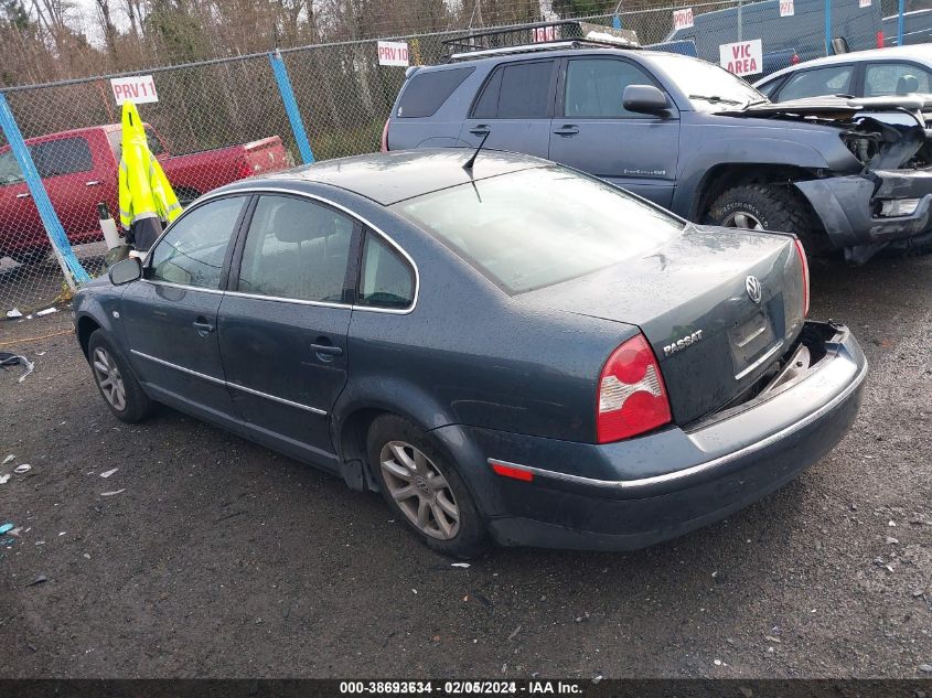 2004 Volkswagen Passat Gls VIN: WVWPD63B44P095422 Lot: 38693634