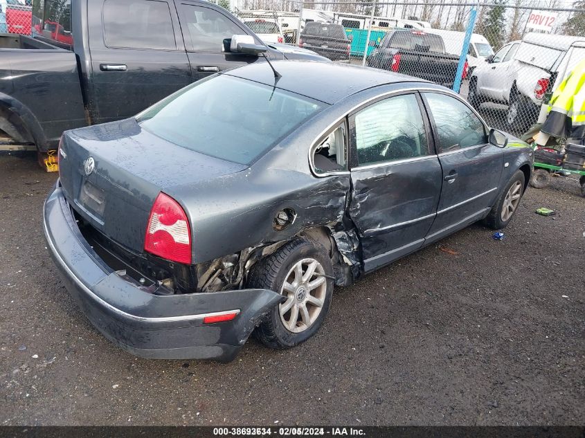 2004 Volkswagen Passat Gls VIN: WVWPD63B44P095422 Lot: 38693634