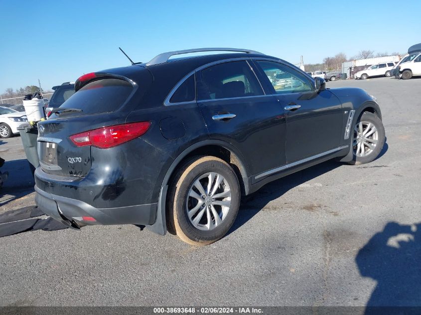 2017 Infiniti Qx70 VIN: JN8CS1MW2HM414191 Lot: 38693648