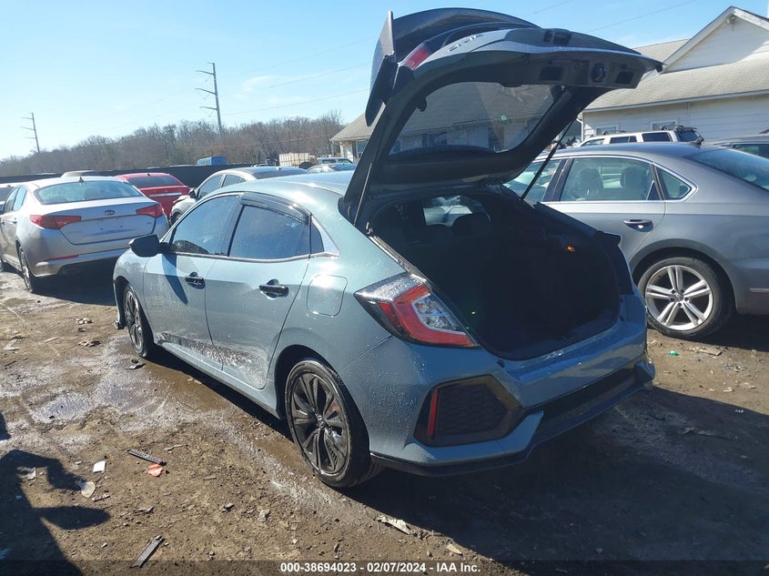 2018 HONDA CIVIC EX - SHHFK7H52JU220349