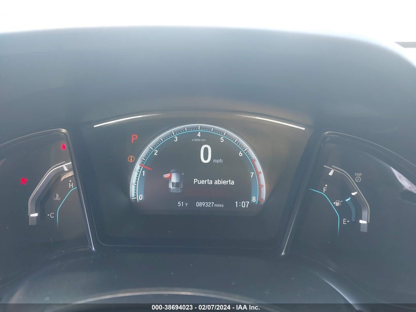 2018 HONDA CIVIC EX - SHHFK7H52JU220349