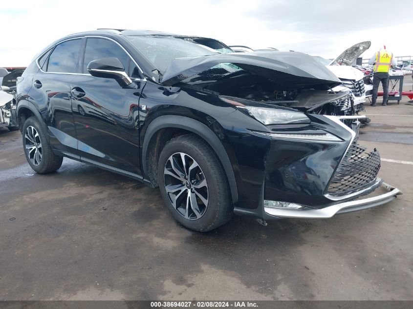 2016 Lexus Nx 200T F Sport VIN: JTJBARBZ5G2055013 Lot: 38694027