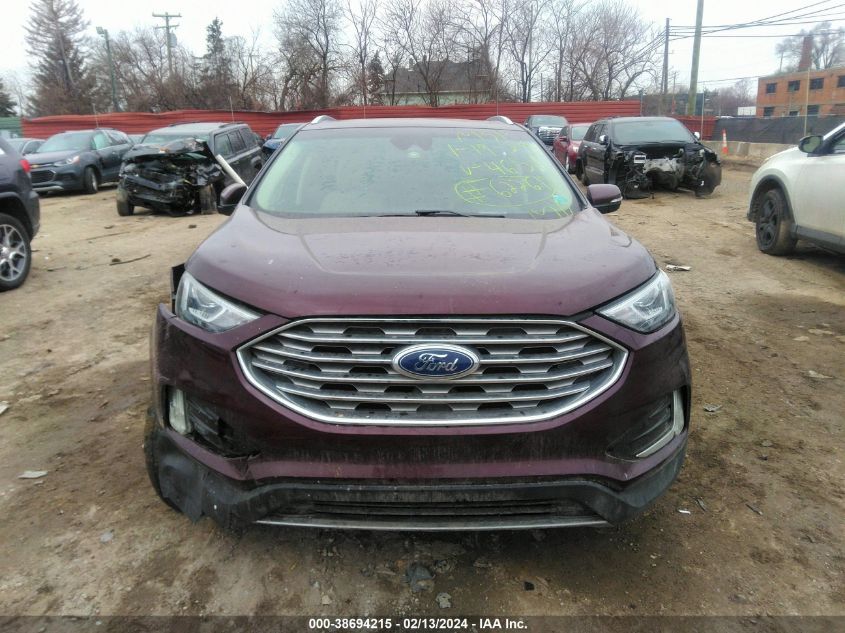 2020 Ford Edge Sel VIN: 2FMPK4J96LBA34651 Lot: 38694215