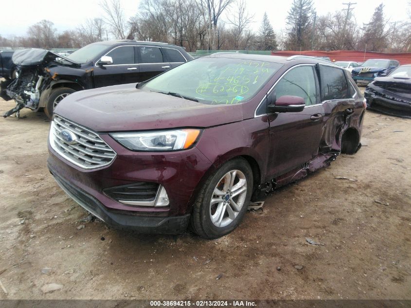 2020 Ford Edge Sel VIN: 2FMPK4J96LBA34651 Lot: 38694215