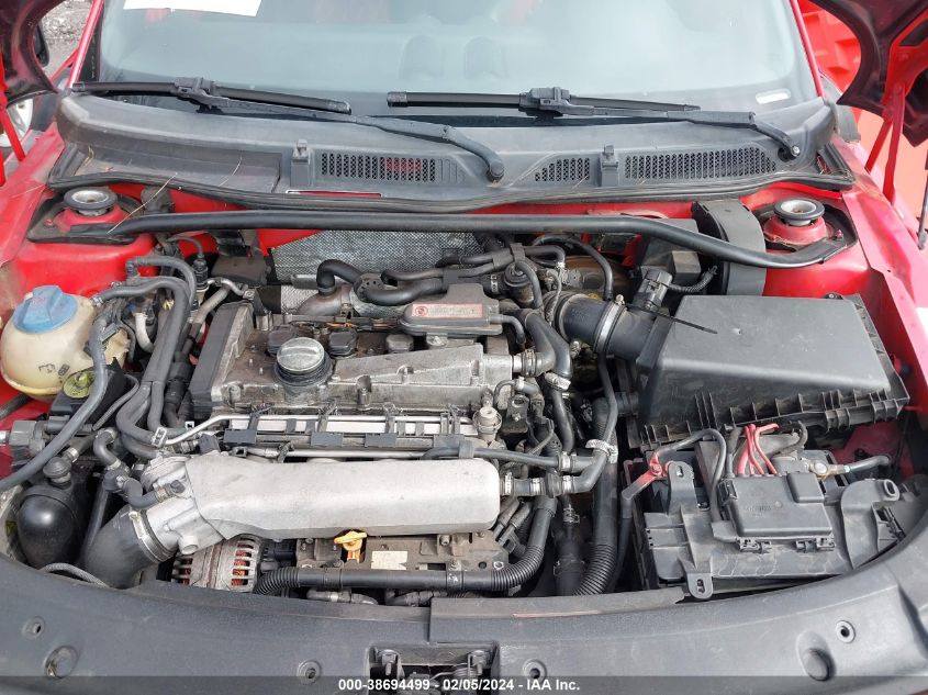 2004 Audi Tt 1.8L VIN: TRUTC28N441005059 Lot: 38694499