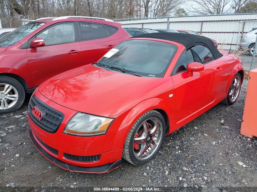 2004 Audi Tt 1.8L VIN: TRUTC28N441005059 Lot: 38694499