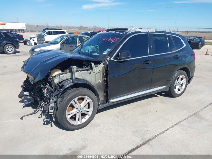 2020 BMW X3 xDrive30I VIN: 5UXTY5C04LLE58336 Lot: 38694906