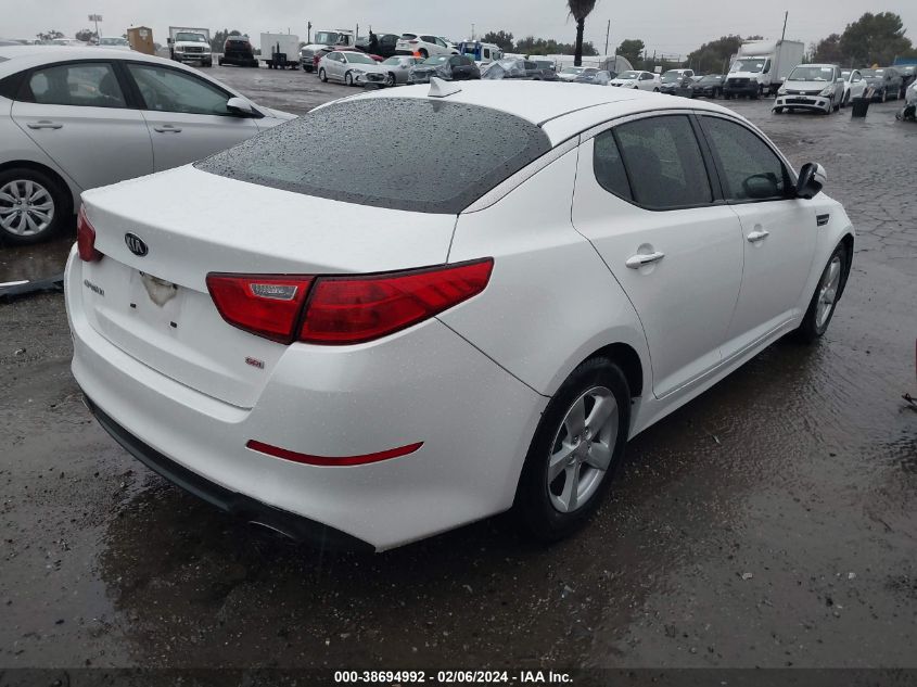 2015 KIA OPTIMA LX - KNAGM4A7XF5558145