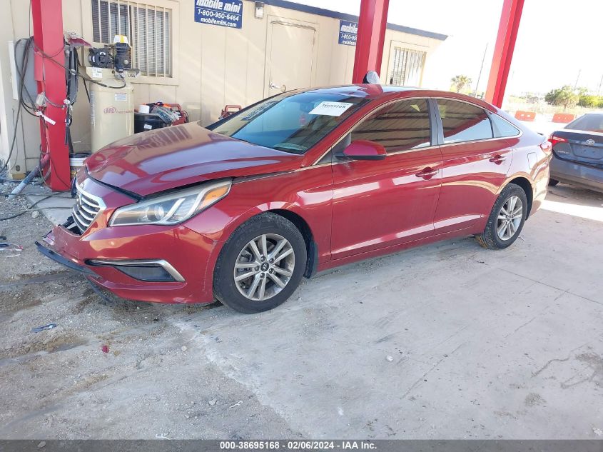 5NPE24AF5FH248041 2015 HYUNDAI SONATA - Image 2