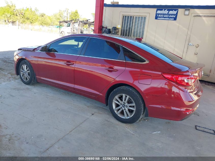 2015 Hyundai Sonata Se VIN: 5NPE24AF5FH248041 Lot: 38695168