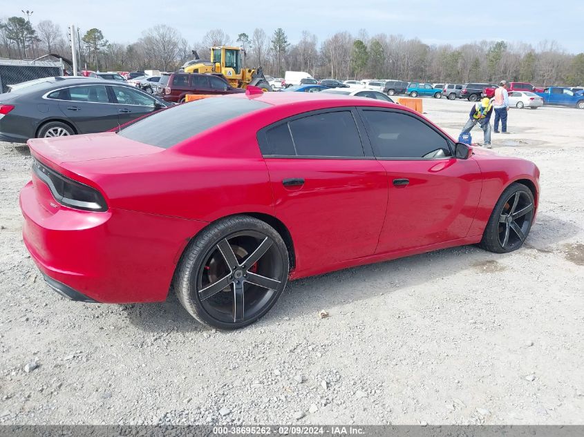 2015 Dodge Charger Sxt VIN: 2C3CDXHG7FH789770 Lot: 38695262