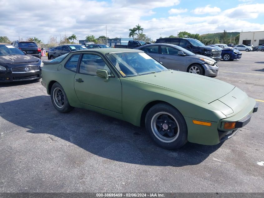 1983 Porsche 944 VIN: WP0AA0948DN463875 Lot: 38695459