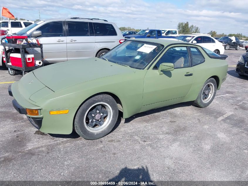 1983 Porsche 944 VIN: WP0AA0948DN463875 Lot: 38695459