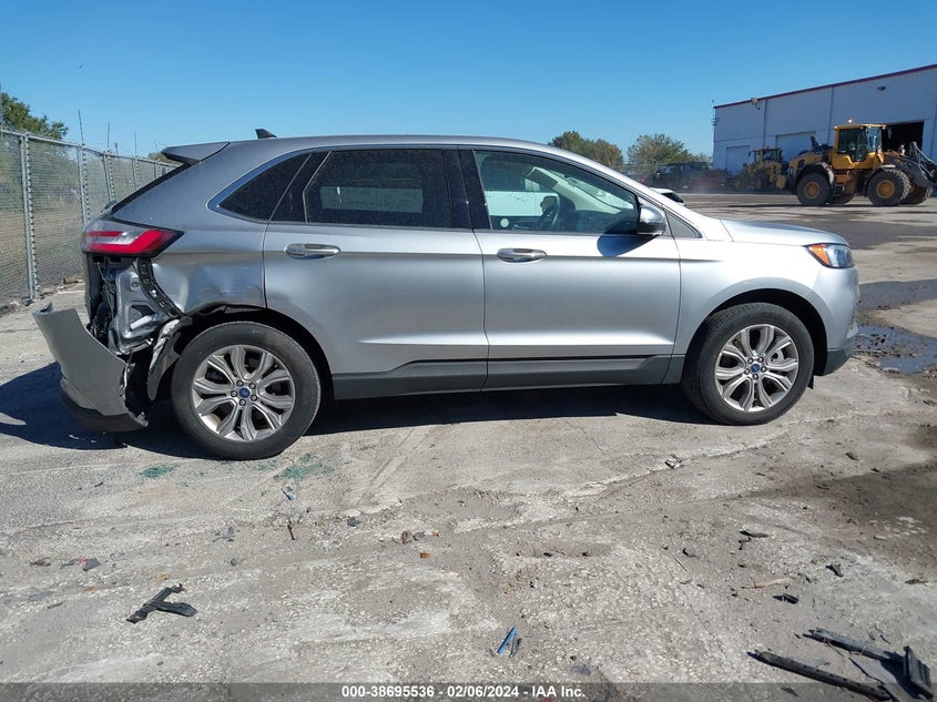 VIN 2FMPK4K90NBB03805 2022 FORD EDGE TITANIUM