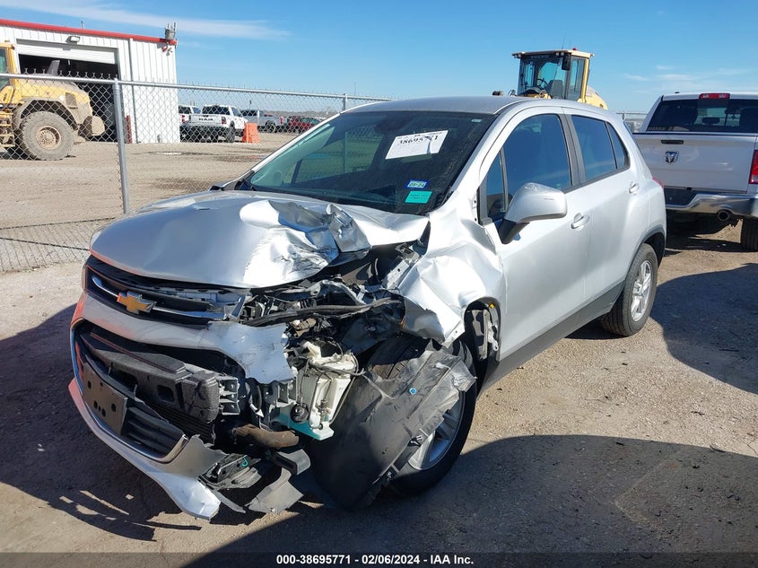 VIN KL7CJKSB3LB037456 2020 CHEVROLET TRAX LS