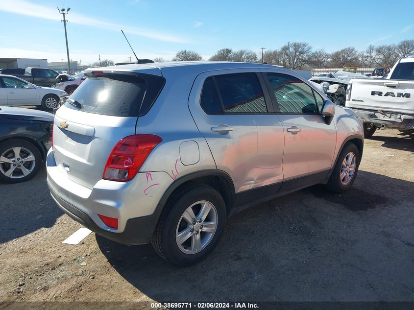 VIN KL7CJKSB3LB037456 2020 CHEVROLET TRAX LS