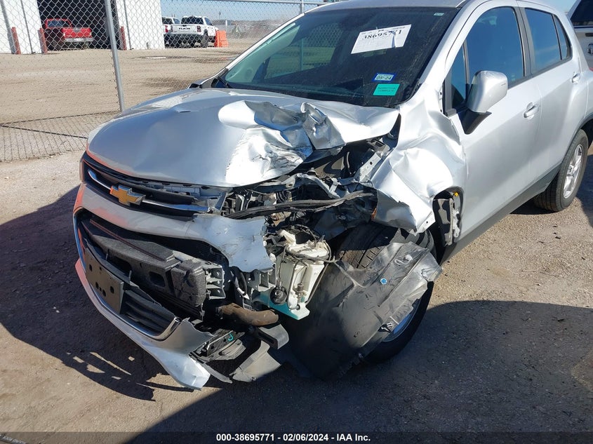 VIN KL7CJKSB3LB037456 2020 CHEVROLET TRAX LS