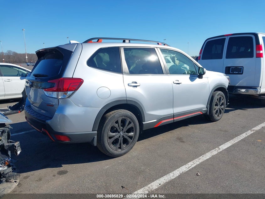 VIN JF2SKARC1MH444356 2021 SUBARU FORESTER SPORT