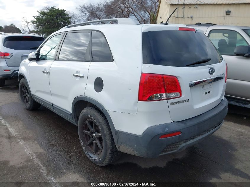 2011 Kia Sorento Lx V6 VIN: 5XYKT4A21BG099948 Lot: 38696180