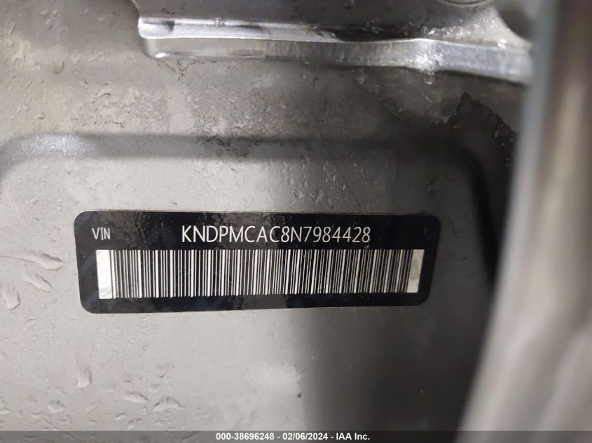 VIN KNDPMCAC8N7984428 2022 KIA SPORTAGE no.9