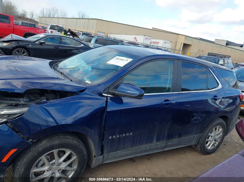 2022 Chevrolet Equinox Awd Lt VIN: 3GNAXUEV4NL231996 Lot: 38696673