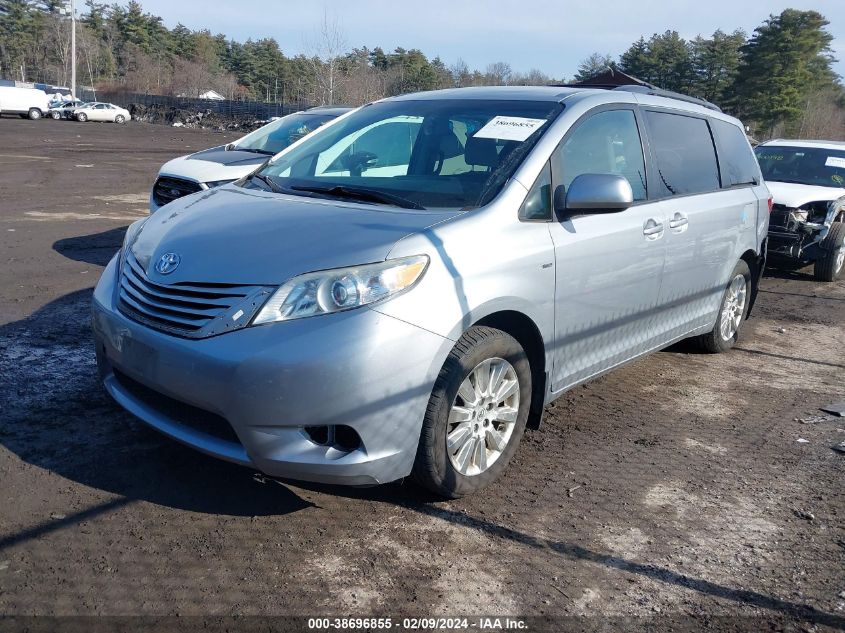 2016 TOYOTA SIENNA VIN: 5TDJK3DC4GS133694