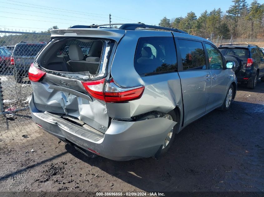 2016 TOYOTA SIENNA VIN: 5TDJK3DC4GS133694