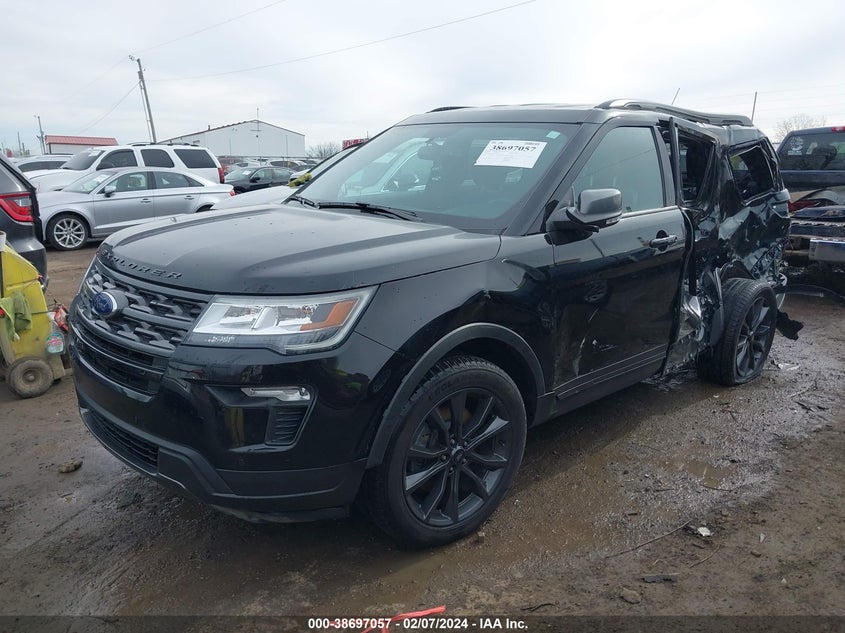 VIN 1FM5K8D89JGC12642 2018 FORD EXPLORER XLT