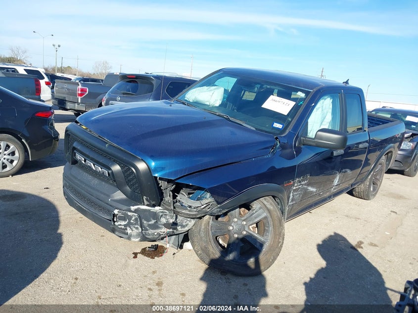 2021 RAM 1500 CLASSIC WARLOCK QUAD CAB 4X2 6'4 BOX - 1C6RR6GT3MS578434