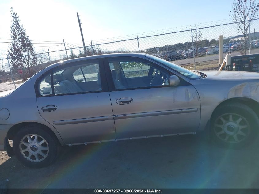 1998 Chevrolet Malibu Ls VIN: 1G1NE52M1WY101829 Lot: 38697257