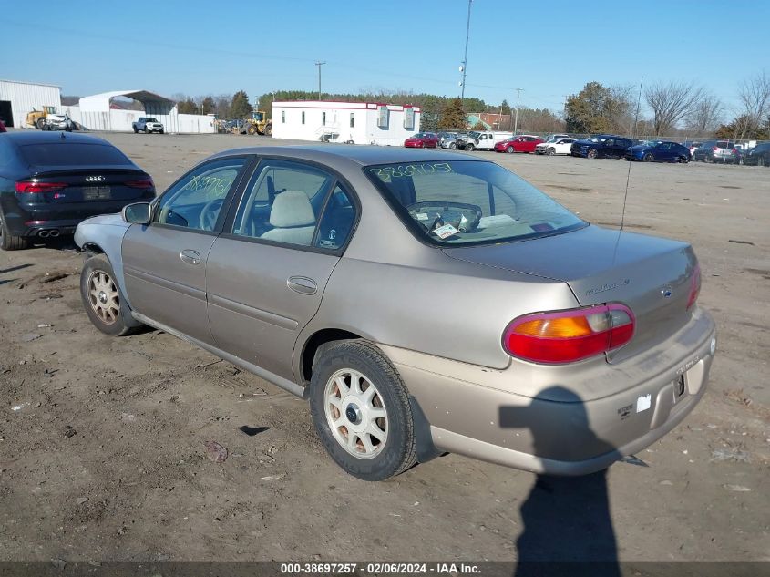 1998 Chevrolet Malibu Ls VIN: 1G1NE52M1WY101829 Lot: 38697257