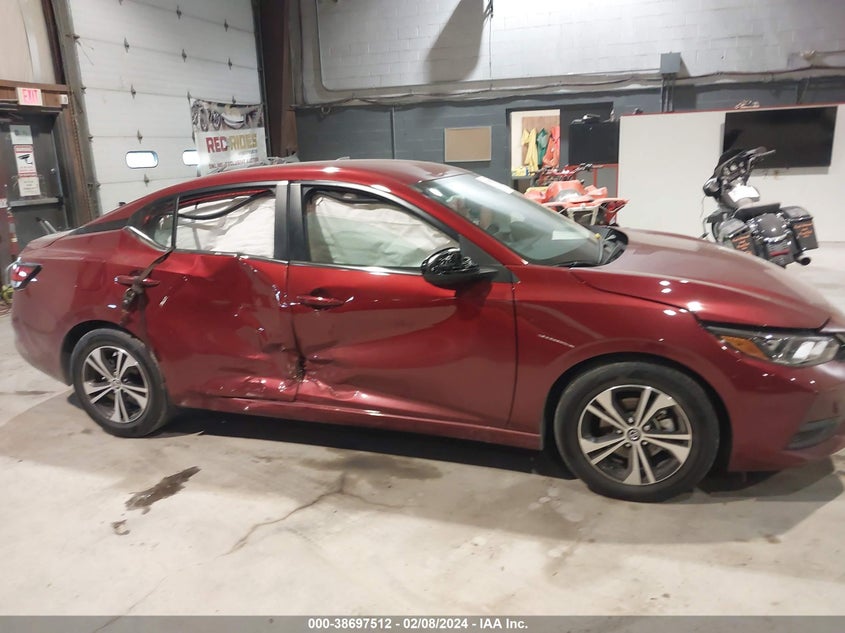 VIN 3N1AB8CV7PY232456 2023 NISSAN SENTRA SV