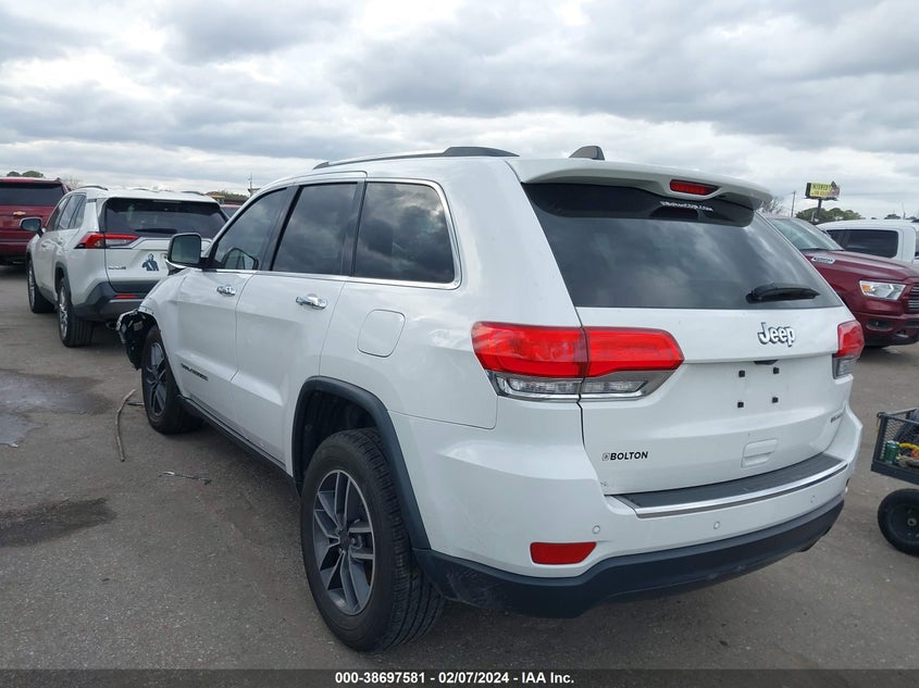 VIN 1C4RJEBG3KC643469 2019 JEEP GRAND CHEROKEE LIMITED 4X2