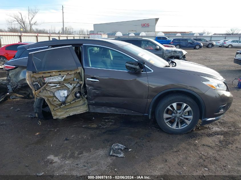 2017 Nissan Murano Sv VIN: 5N1AZ2MH1HN142714 Lot: 38697615