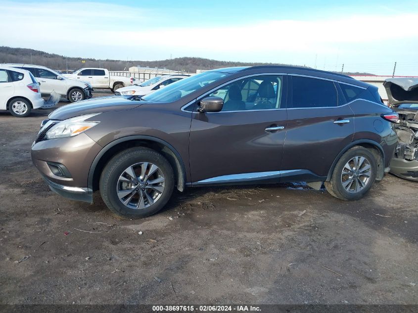 2017 Nissan Murano Sv VIN: 5N1AZ2MH1HN142714 Lot: 38697615