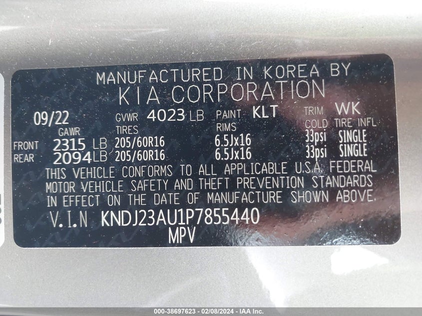 2023 KIA SOUL LX - KNDJ23AU1P7855440