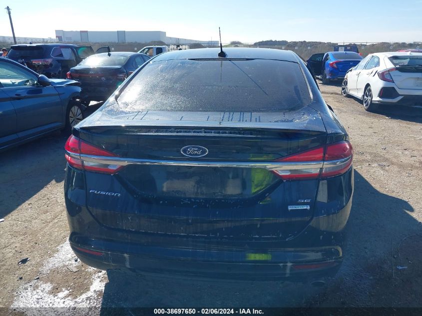 2018 Ford Fusion Se VIN: 3FA6P0HD6JR200272 Lot: 38697650