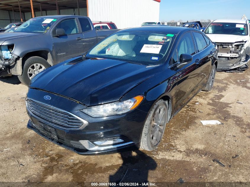 2018 Ford Fusion Se VIN: 3FA6P0HD6JR200272 Lot: 38697650