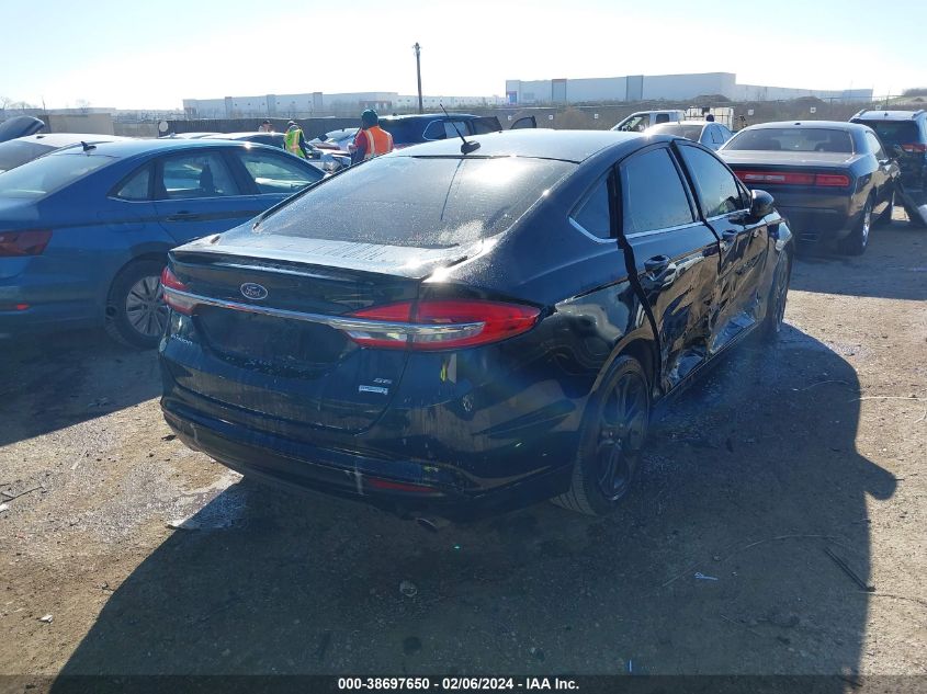 2018 Ford Fusion Se VIN: 3FA6P0HD6JR200272 Lot: 38697650