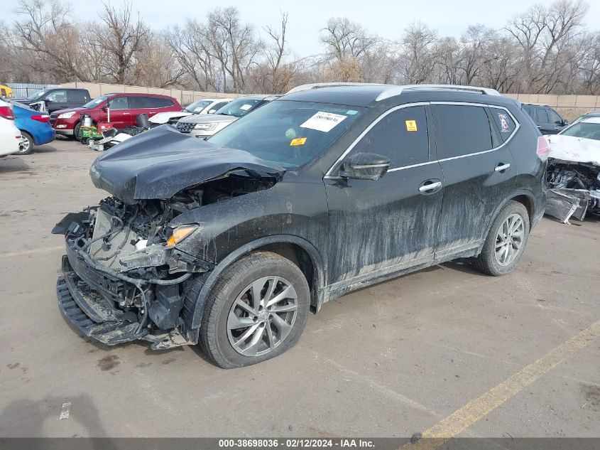 2014 Nissan Rogue Sl VIN: 5N1AT2MV4EC809032 Lot: 38698036