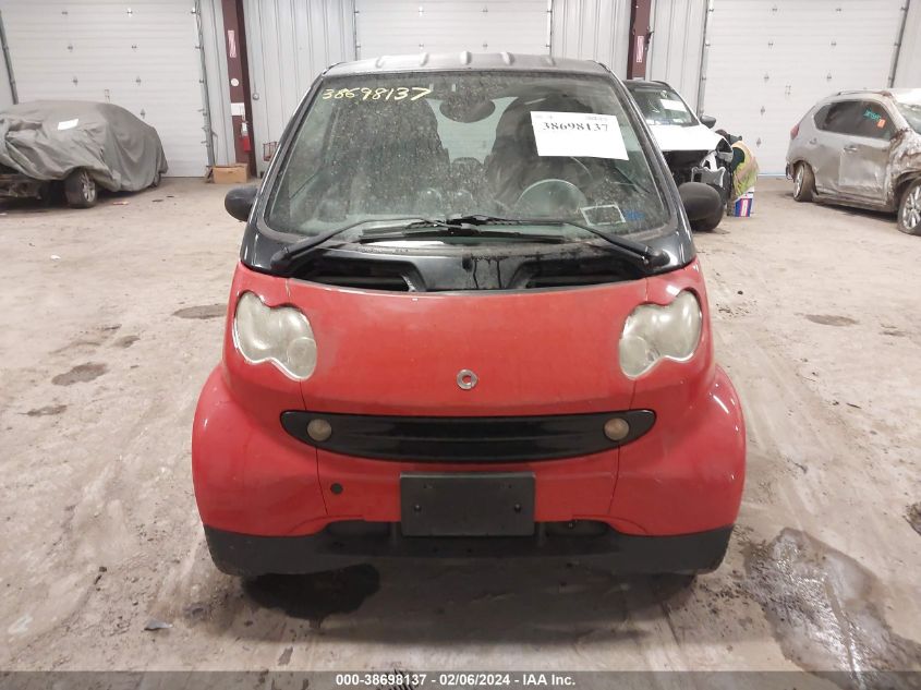 2005 Smart Fortwo VIN: WMEAJ00F05J181447 Lot: 38864868