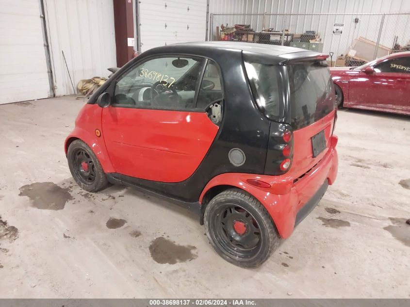 2005 Smart Fortwo VIN: WMEAJ00F05J181447 Lot: 38864868