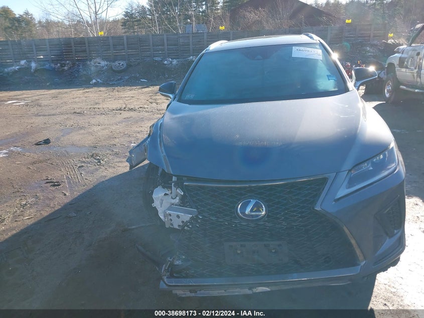 VIN 2T2SGMDA4NC073847 2022 LEXUS RX 450H
