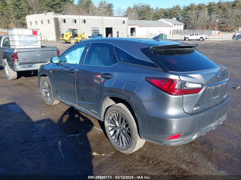 VIN 2T2SGMDA4NC073847 2022 LEXUS RX 450H