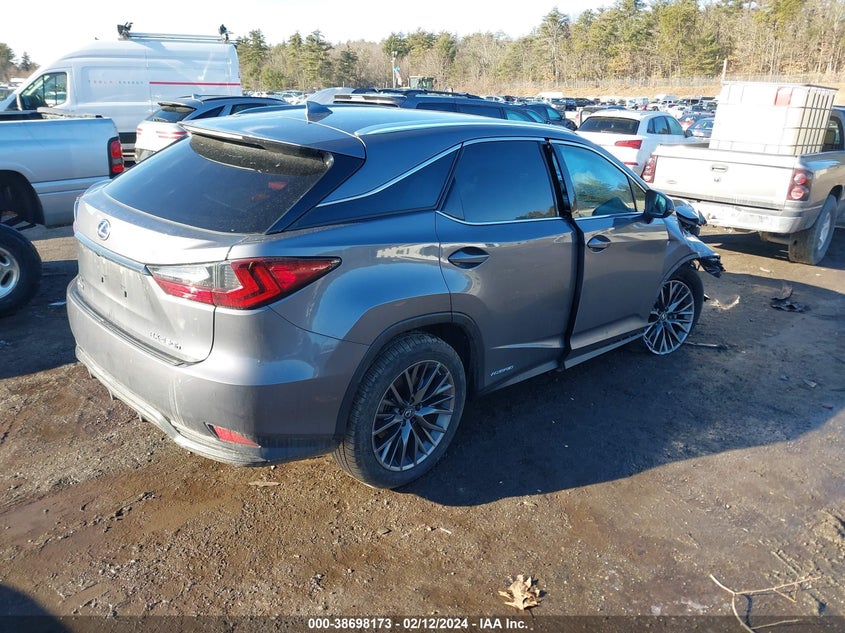 VIN 2T2SGMDA4NC073847 2022 LEXUS RX 450H