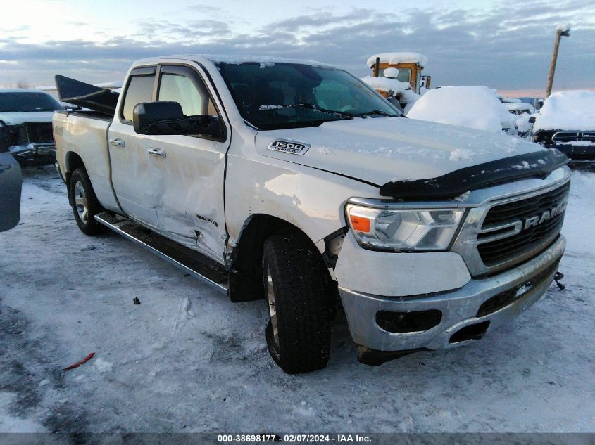 2019 Ram 1500 Big Horn/Lone Star Quad Cab 4X4 6'4 Box VIN: 1C6SRFBT5KN587804 Lot: 38698177