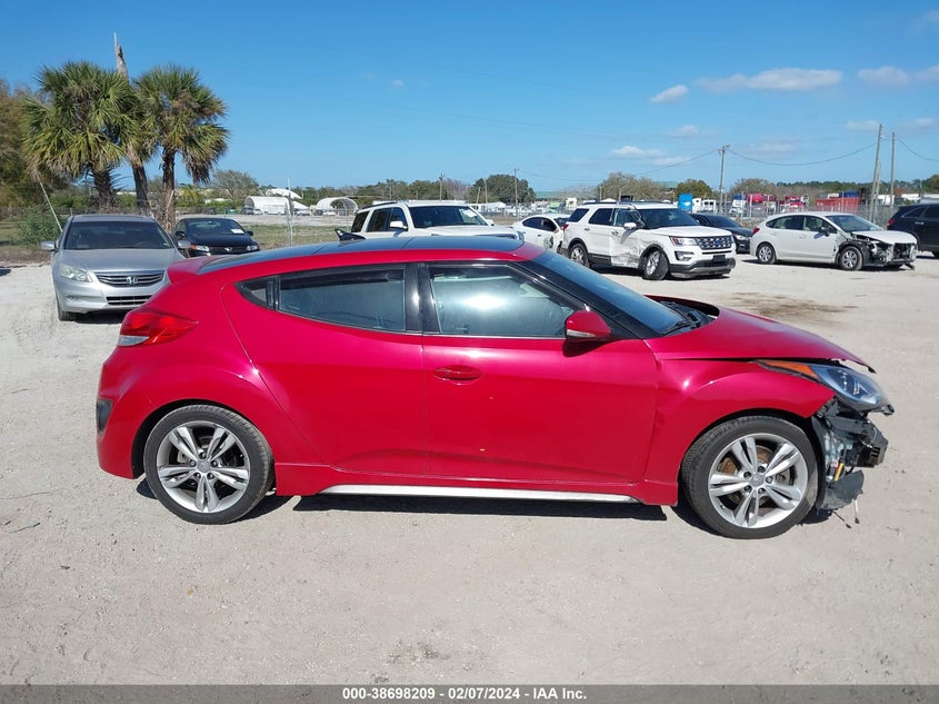 2016 HYUNDAI VELOSTER TURBO - KMHTC6AE4GU285768