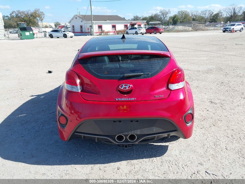 2016 HYUNDAI VELOSTER TURBO - KMHTC6AE4GU285768