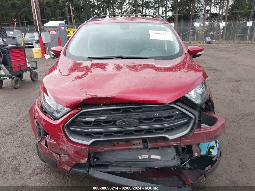 2018 Ford Ecosport Ses VIN: MAJ6P1CL0JC201419 Lot: 38698214